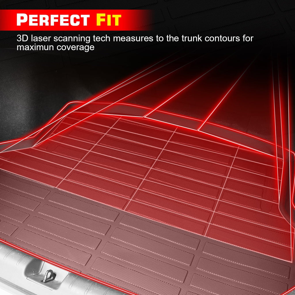 Trunk Pad Compatible Ikon Molded Honda Thermo Protector TPE Rear With Black Protection 2023-2024 Mat Elastomer Car 3D Plastic Tray Liner HR-V, Cover Boot Carpets Weather Motorsports All