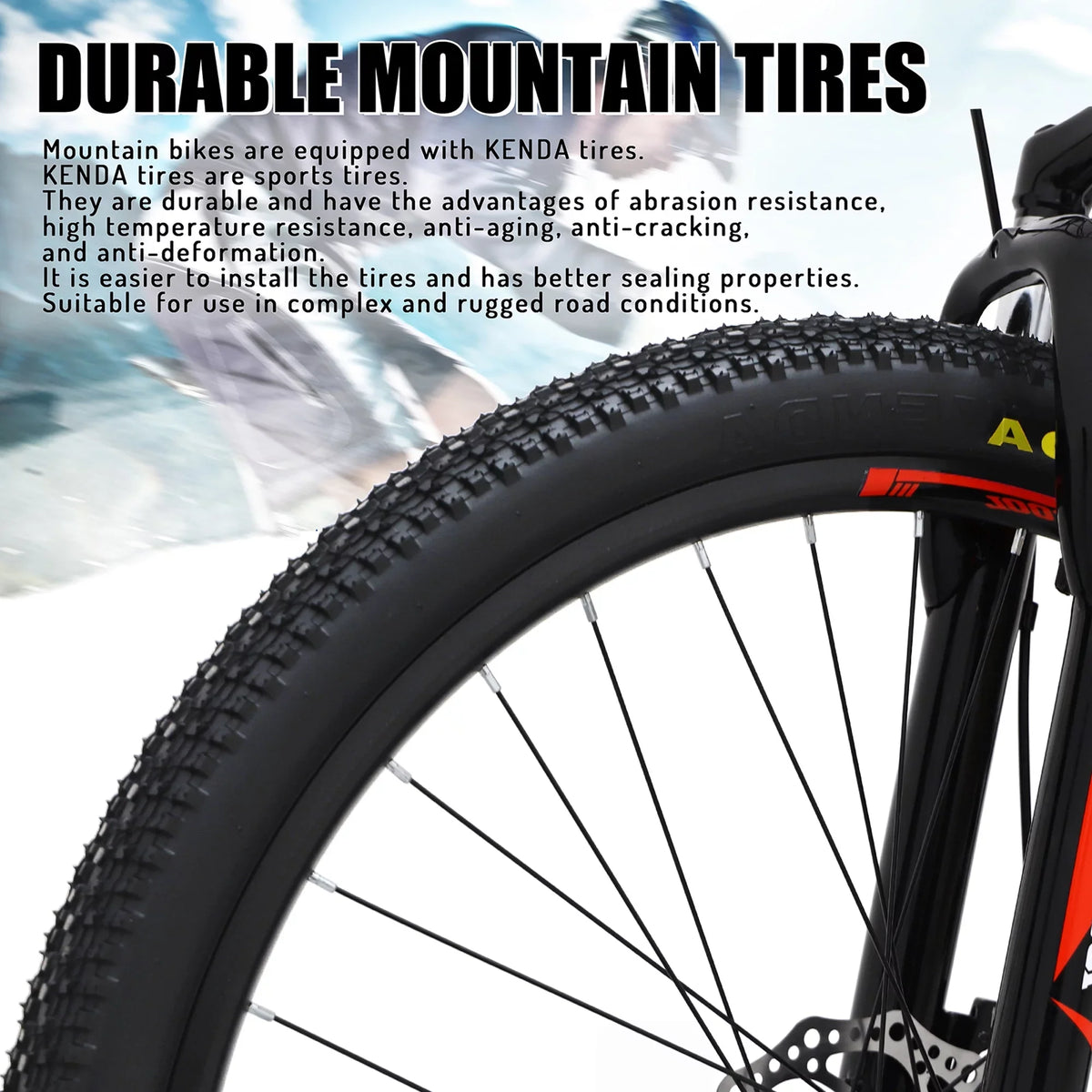 Fork Orange City Bike, Teens, or inch bike 26 SOCOOL with Suspension 21 for UF511BK Full Disc Bikes, Black, and Adult Brake Bike Mountain Speed Road