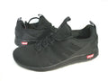 SNEAKERS LOW NEW TRAINERS SPORTS ATHLETIC LEVIS BLACK SHOES MEN 12 SIZE COMFORT