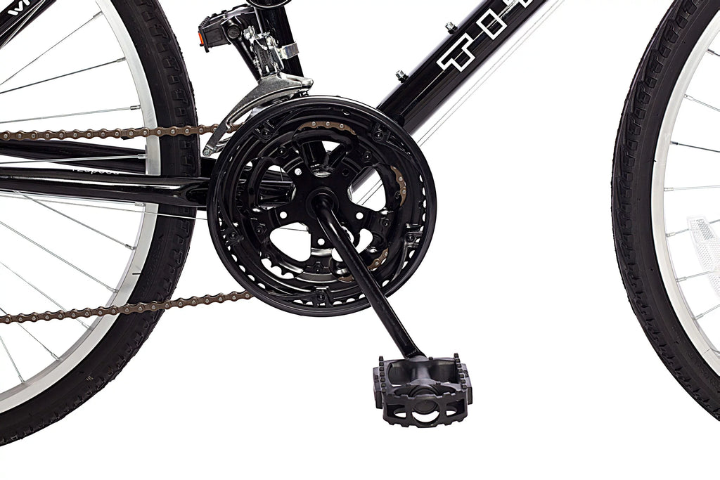 Purple Wildcat Bike, Black Titan Women's and 18-Speed Mountain