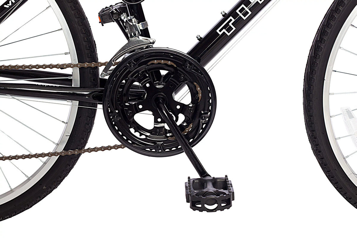 Purple Wildcat Bike, Black Titan Women's and 18-Speed Mountain