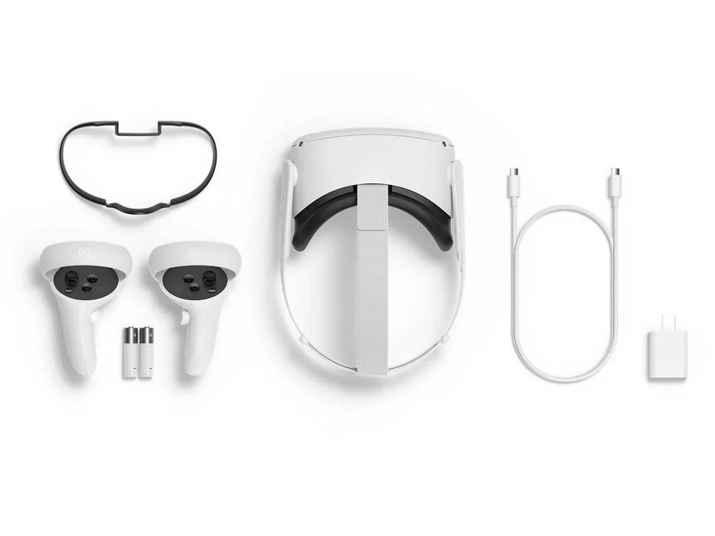 256GB, Meta Cefesfy Advanced Quest Bundle with All-In-One Headset, Accessory Reality Virtual (Oculus), 2
