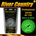 River Country 3" 'Night Grill, (RC-T3G) Thermometer Premium BBQ, Glow' Smoker
