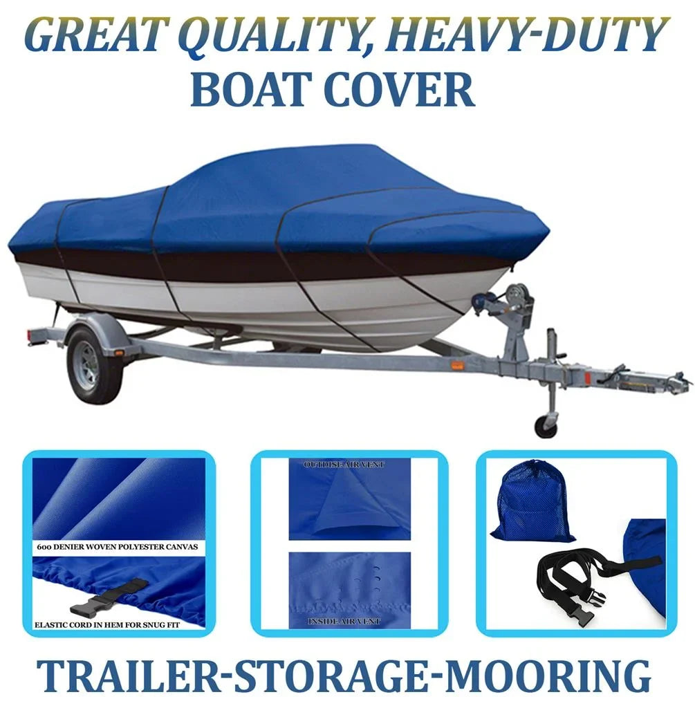 QUALITY Compatible BLUE, for LUND 1978-1993 GREAT S-16 BOAT COVER