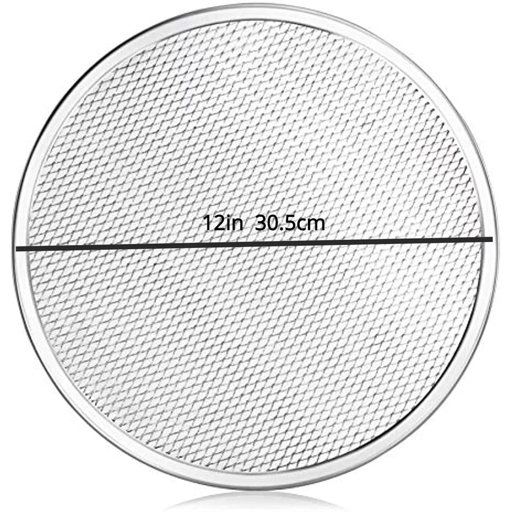 Pizzerias 1pc, Bake Restaurants, Gadgets, Seamless Pizza Shortens Perfect Screen, & Kitchen Pizza Restaurant-Grade Tools, Aluminum For Baking Time! Screen, Bakes Kitchen Baking Pizza Aluminum Evenly &