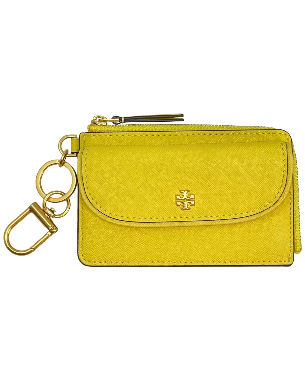 Tory Case Zip Burch Card Leather Emerson (Yarrow) Saffiano