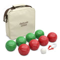 Case Bocce Balls, Regulation Rope 8 Pallino, with Set Measuring and GoSports 100mm