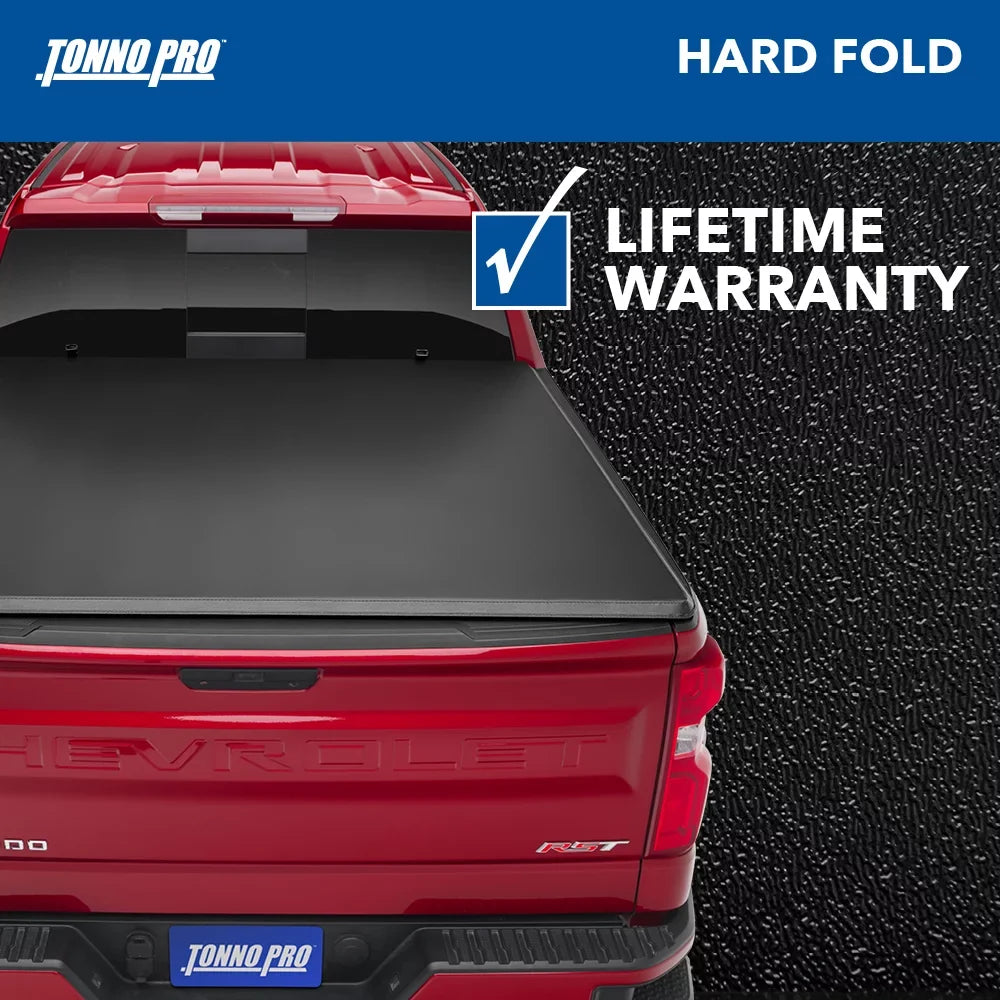 2016 Duty Super Fits Cover F-250/350 Bed Truck Folding Fold, Hard | Tonno Bed Tonneau Pro 6' 1999 Hard 9" (81") | Ford - HF-366