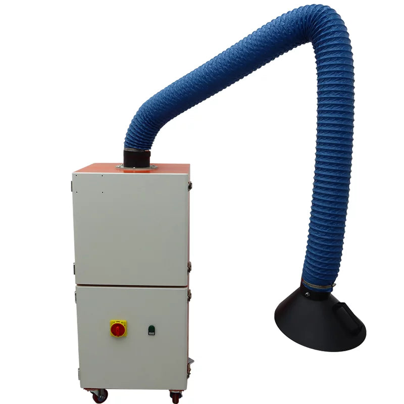 Mobile Single Purifier Extractor Welding 220V Smoke Fume Arm EQCOTWEA Welding