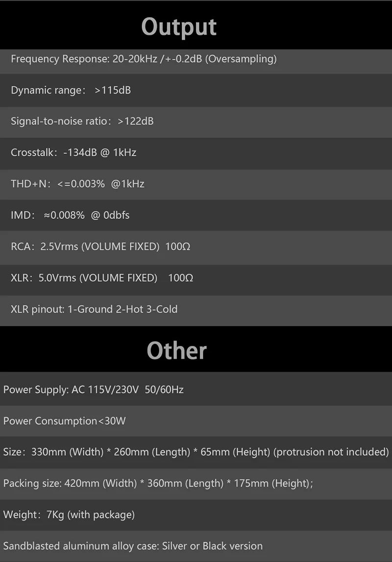 DSD (Black） Gustard XMOS Control Clock DAC Dual K2 DAC R26 Discrete Balanced R2R Remote LDAC Native with MQA Decoder