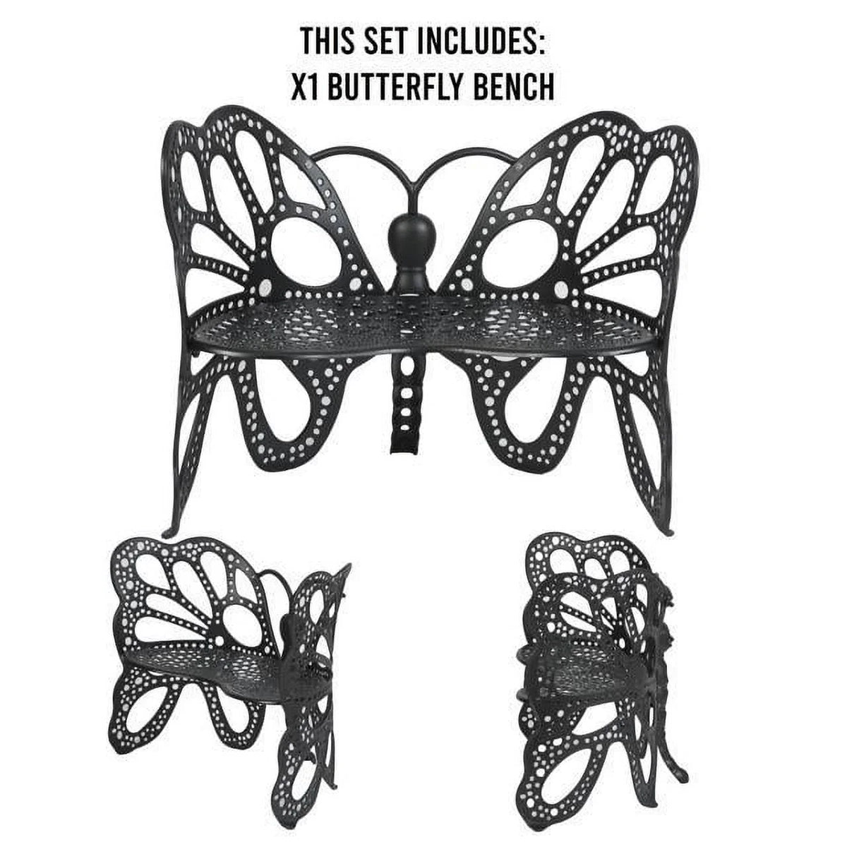Deluxe Butterfly Set FlowerHouse - Black Garden