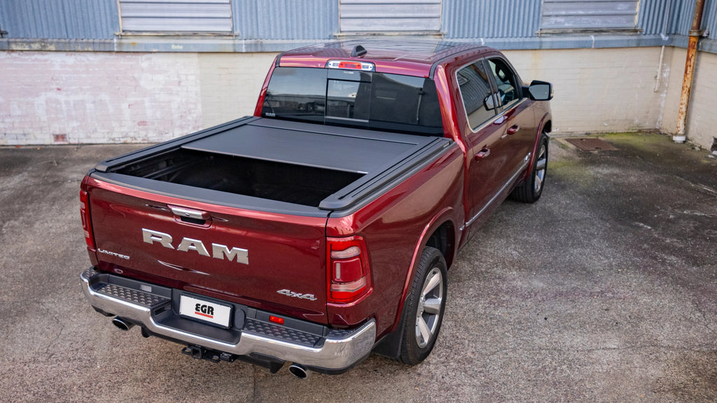 Rolltrac Electric EGR Non Pickup Box Bed Cover SXT SLT Short Crew 2019-2024 Ram Sport RamBox Dodge 1500 RT038811E Cab Fits Retractable