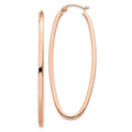 Rose Men Tube Square for Women Earrings; and Teens; 2mm Princess and Real Oval 14kt for Hoop Adults