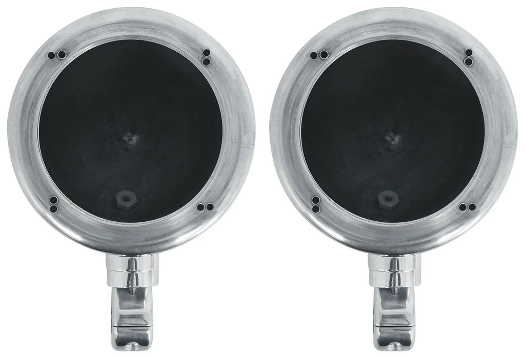 Amp Audio Tower (2) For 4" 2-Channel Polk Chrome ATV/UTVCART Speakers+MTX