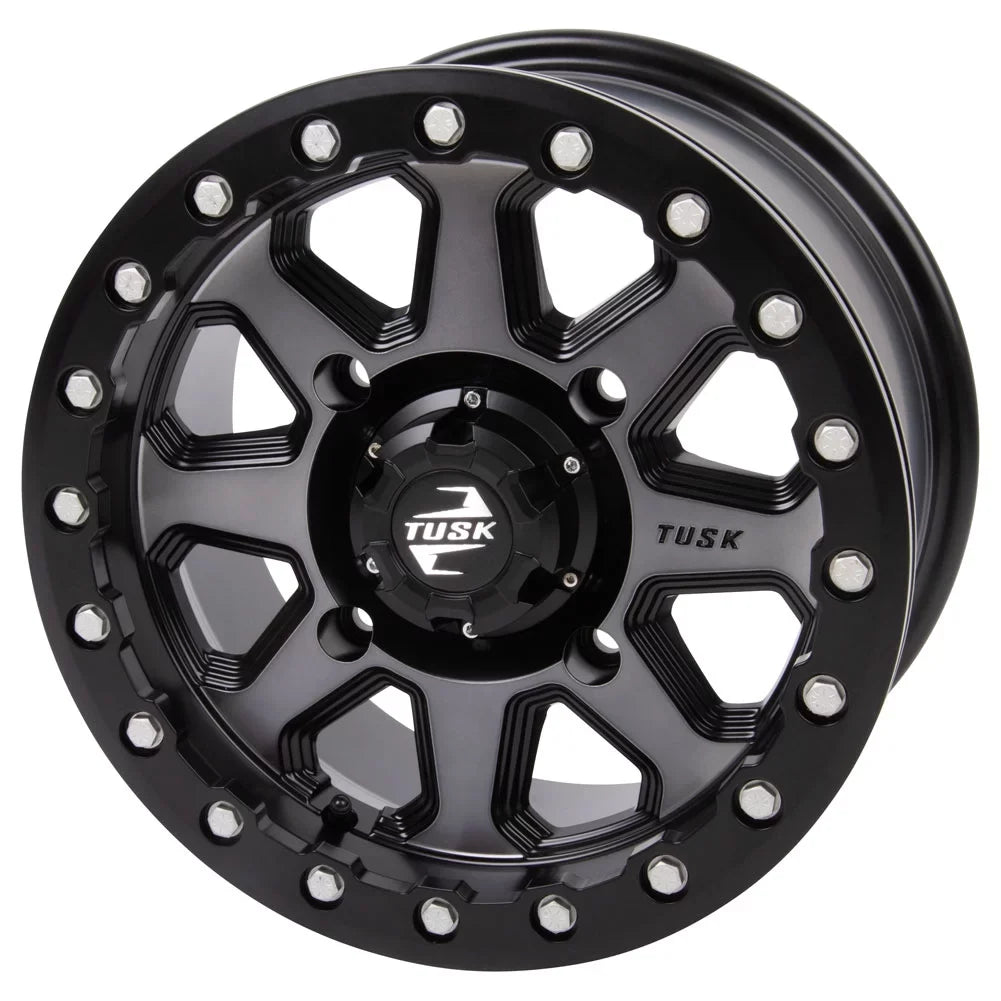DPS Wheel Defender 4/137 14x7 Uinta Can-Am Beadlock HD10 2020-2022 + 4.0 Tusk 3.0 Pro For Gunmetal/Black