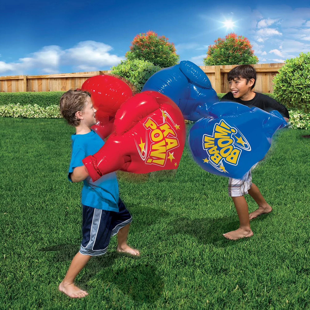 Splash Gloves Banzai & Battle Cyclone Bop Pack and Inflatable Bumpers Pool