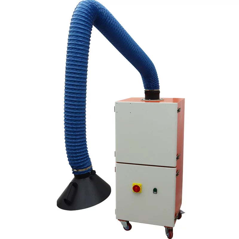 Mobile Single Purifier Extractor Welding 220V Smoke Fume Arm EQCOTWEA Welding