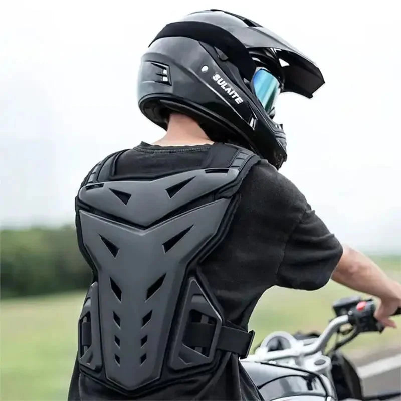 Motorcycle White Motocross Off-Road Chest Dirt Back Body Armor Motocross Bike Vest Moto Jacket Protective Gear Protector