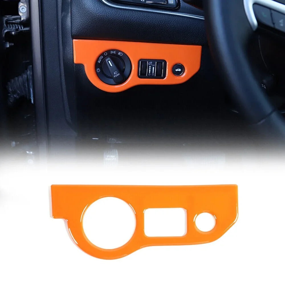 Dash Trim Center Kit Teledu Orange Console Set 17x Panel Cover