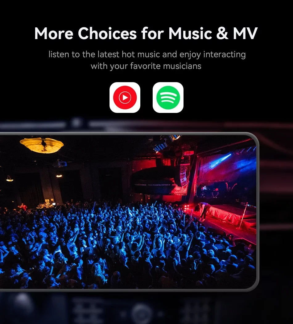Auto YouTube Output，8 Wireless 2+16G Multimedia HDMI Support AI Android with Biniz SIM/TF with Core, Carplay Box 4G Carplay Card,for Video 11, Factory Wired Box Cars Box Netflix Magic Carplay Android
