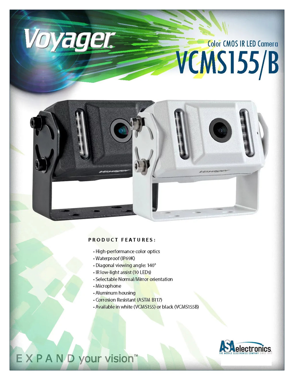 ASA Camera VCMS155 Electronics
