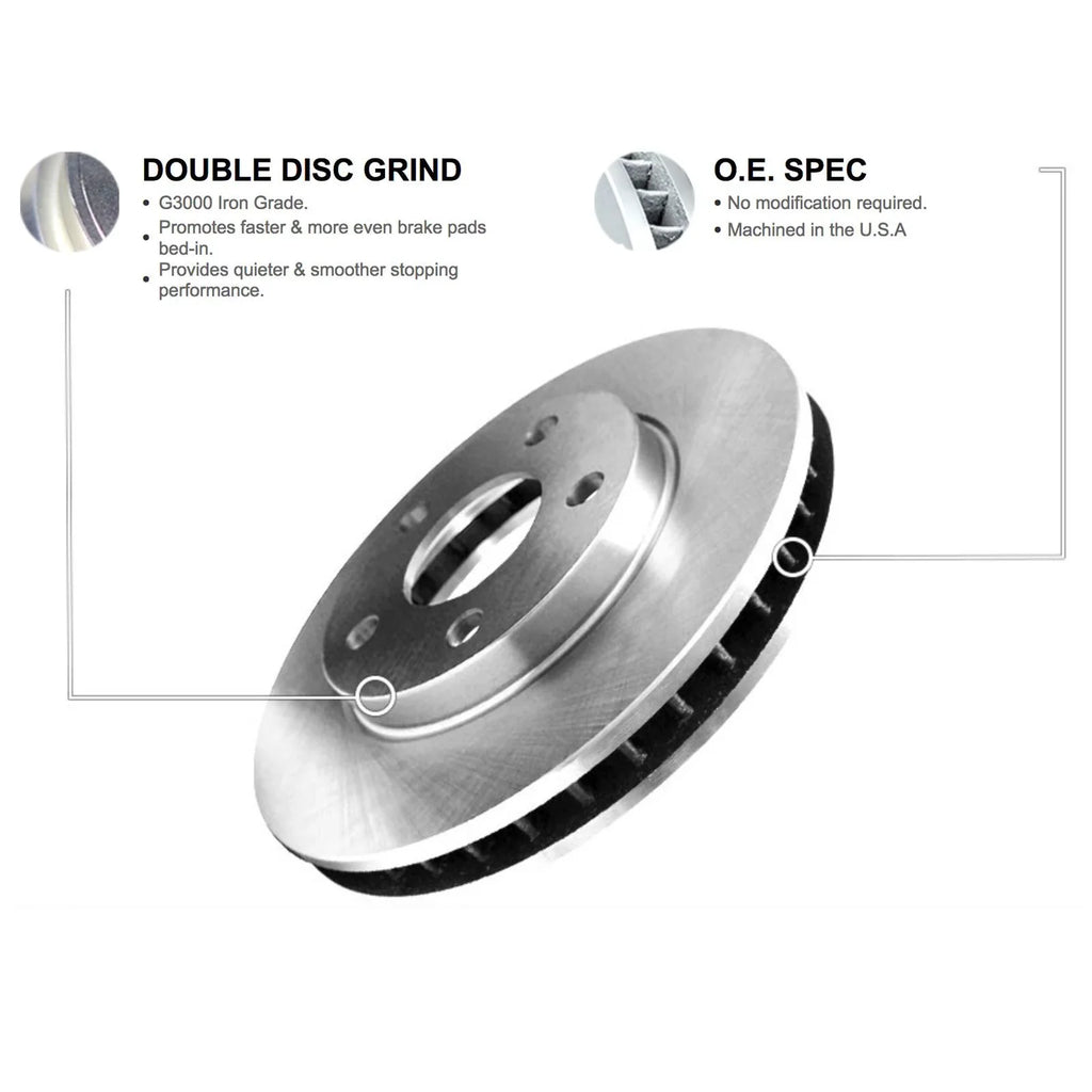 select: GLA Concepts Blank Brake R1 Oe Wfuh1 & Rotor With Concepts Pads MERCEDES-BENZ 63590 Fits 2015-2019 Optimum R1