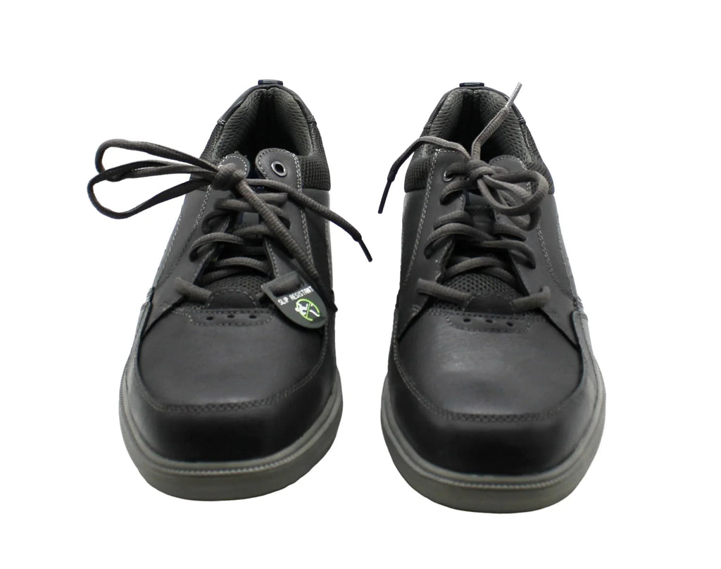 (Charcoal) Walk Oxford Shoes Nunn Medium/Wide/X-Wide Bush Toe Men's Moc Kore