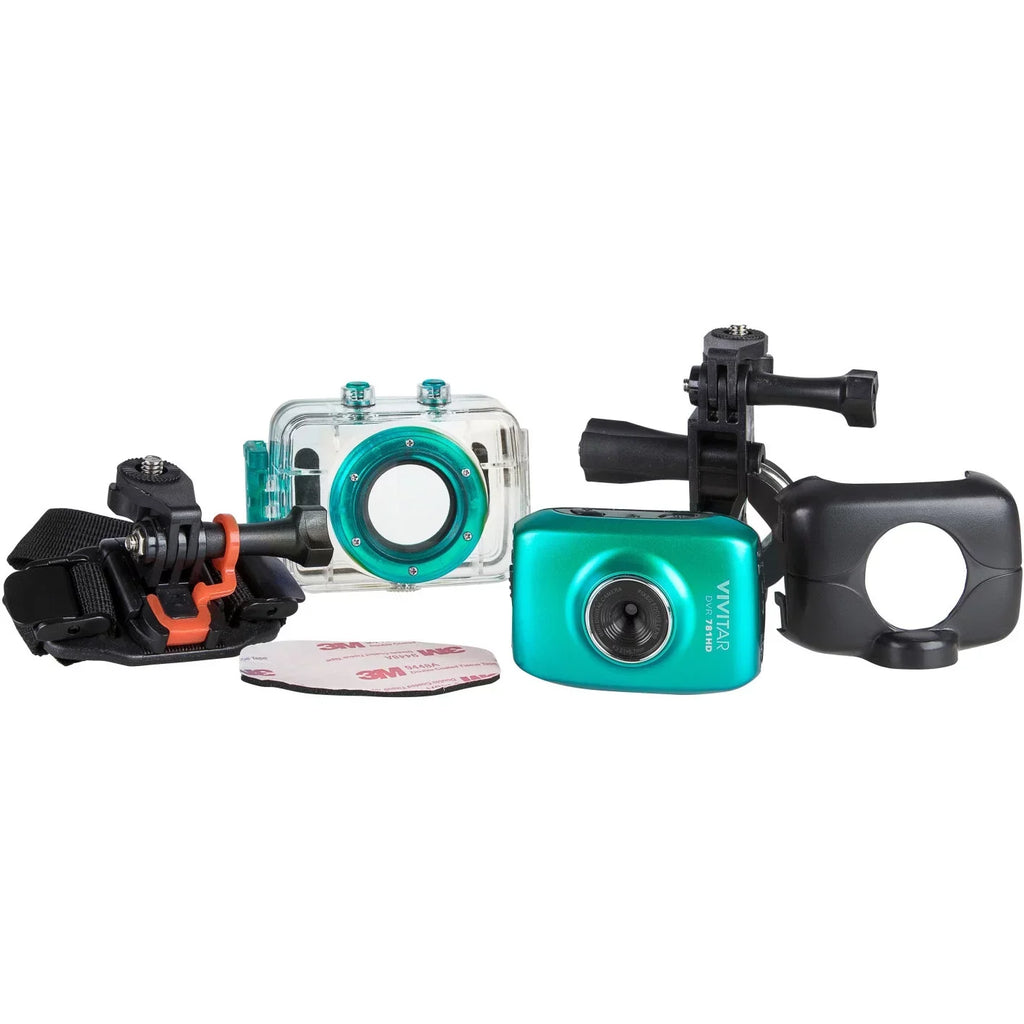 5.1MP 720P Teal Vivitar CAMCORDER ACTION