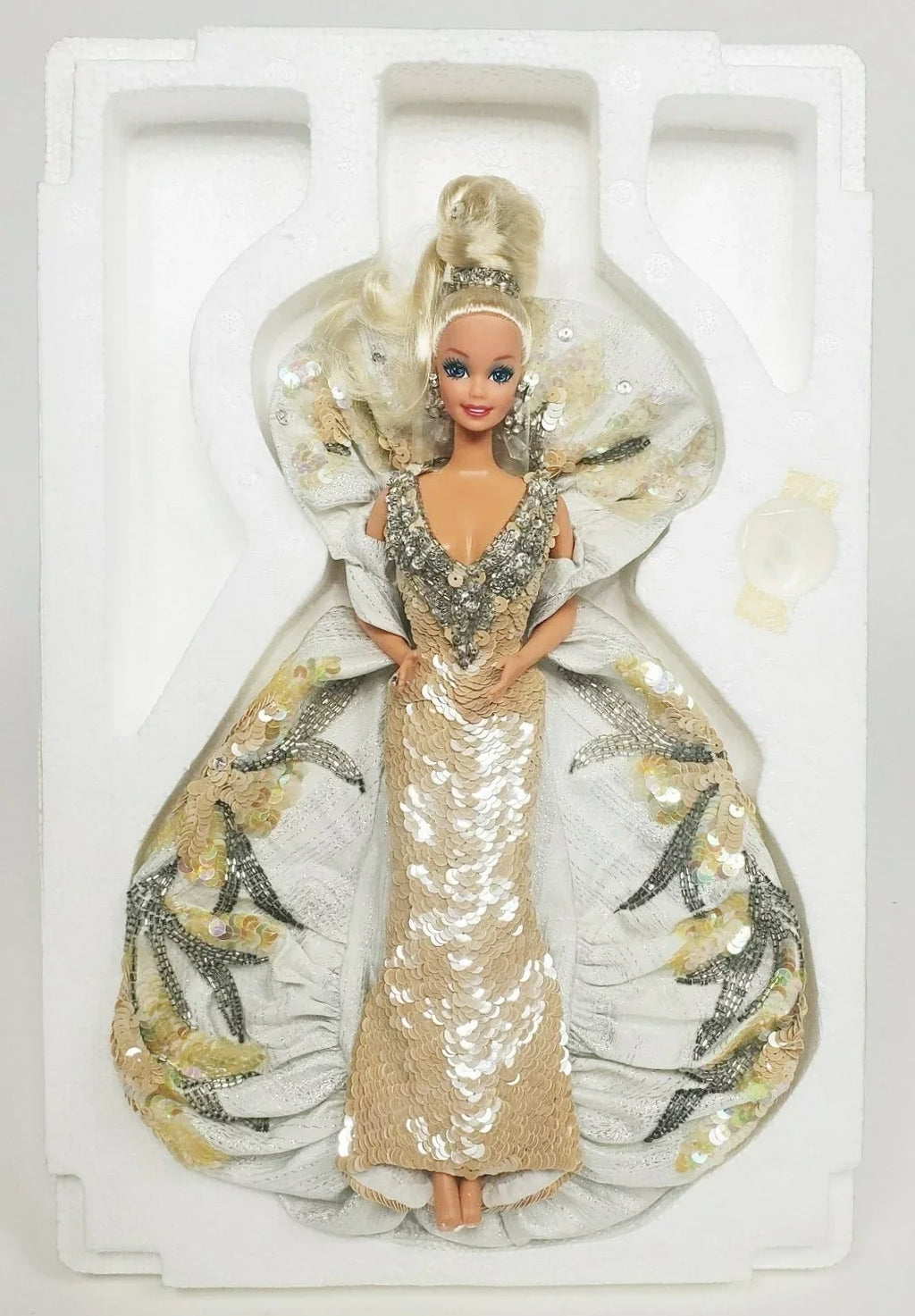 Mackie Barbie 1991 Platinum Mattel Timeless 2703 Bob MIB Treasures