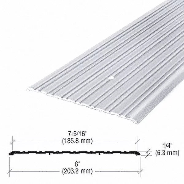 Length Saddle - 8" Threshold 185" Aluminum Commercial 492A185 CRL
