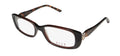 13428 52-16-135 FULL-RIM ACETATE GLASSES LENSES NEW ELLE DURABLE DEMO PREMIUM FRAME BROWN RECTANGULAR DESIGNER EYEGLASSES/EYE PLASTIC WOMENS/LADIES
