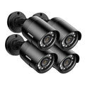 Home Vision, ANNKE Bullet Surveillance Camera 1080P Camera TVI 4 Night/Day IP66 Indoor, 1920TVL, HD Outdoor Waterproof, Pack Security CCTV