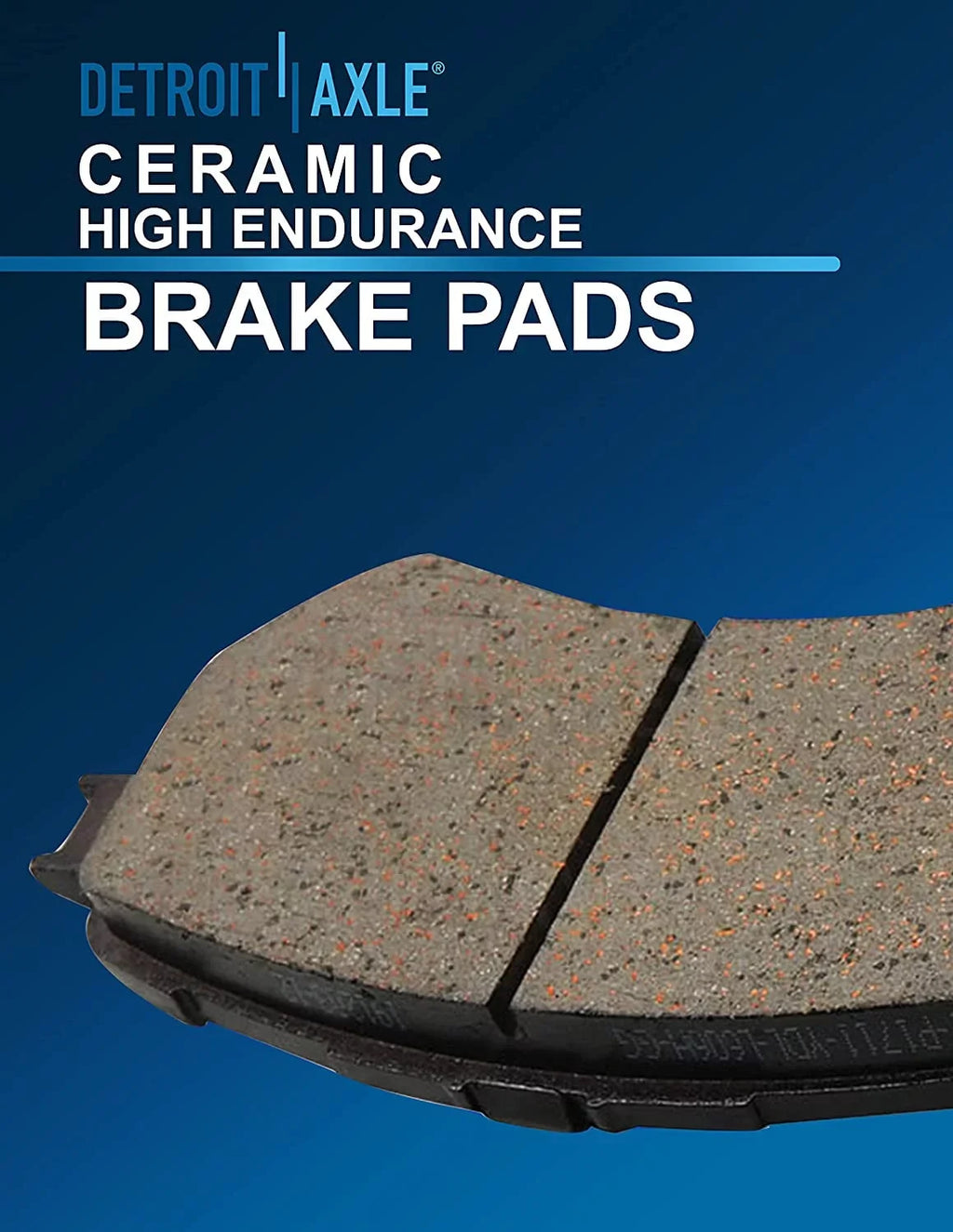 2015 2014 Ceramic Axle for Brakes Drilled Brake 2012 - 2017 & Detroit Rotors Replacement 2013 2500 Kit 2019 Sierra Chevy 2018 2011 Pads Brake HD 2016 Slotted 3500 11-19 GMC Front Silverado