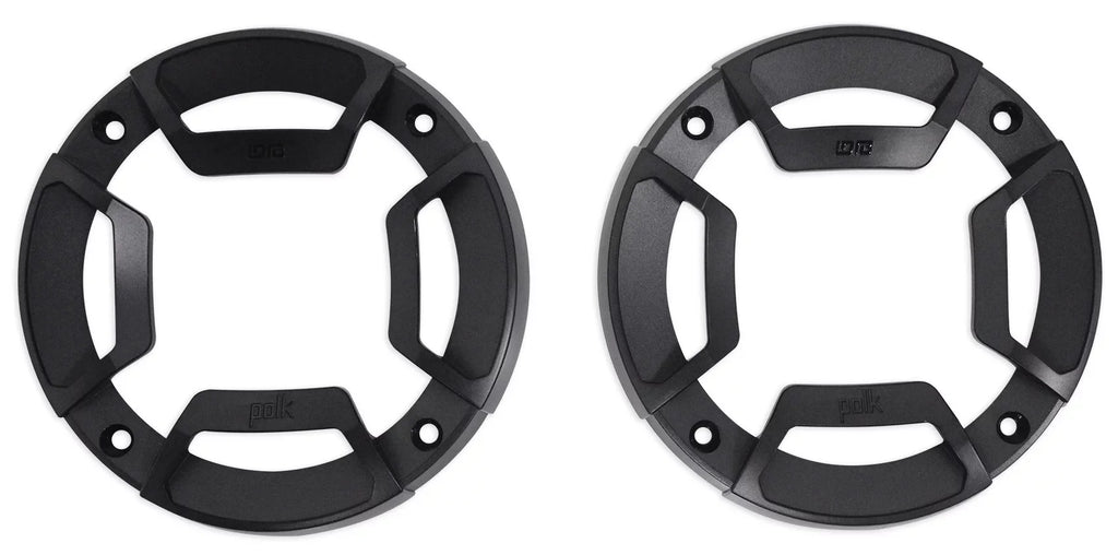 Amp Audio Tower (2) For 4" 2-Channel Polk Chrome ATV/UTVCART Speakers+MTX