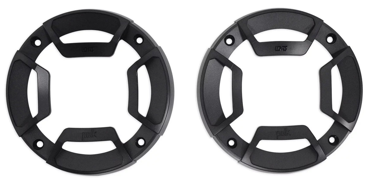 Amp Audio Tower (2) For 4" 2-Channel Polk Chrome ATV/UTVCART Speakers+MTX