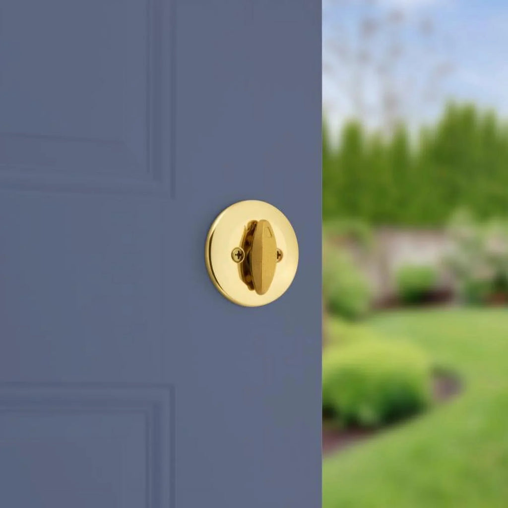 RCAL - Kwikset Deadbolt, 660 SMT Security CP Quantity 1 Polished 3 RCS Brass Single-Cylinder K6