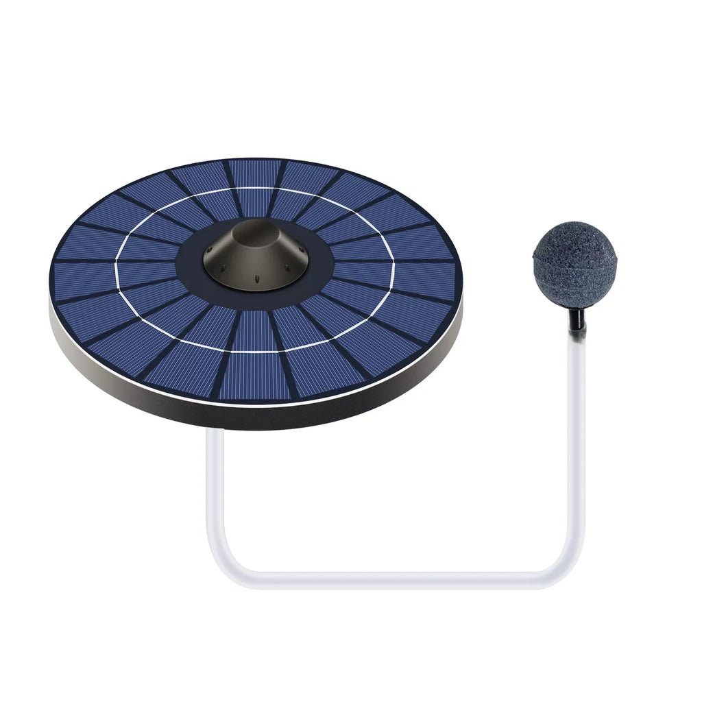 Stone With Pond Air Bubble Pond Aerator Tank Hose Fountain Birdbath for Pond Solar Aerator Pump and Circulation Small Oxygenator Fish