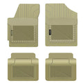 Mats PantsSaver Protection Custom Fit Set Weather All 2022-2023 -4 (Beige) SUV for Genesis Piece Floor GV70