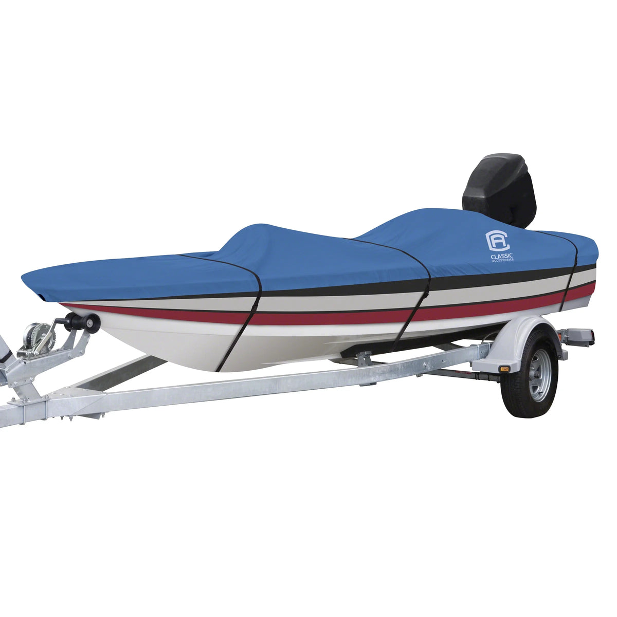 with Fabric, Boats Classic B 16' Accessories Boat Fade-Resistant Trailerable - Cover Polyester W, Boat Cover, 90" All Fits x Stellex™ Seasons L 14' Model