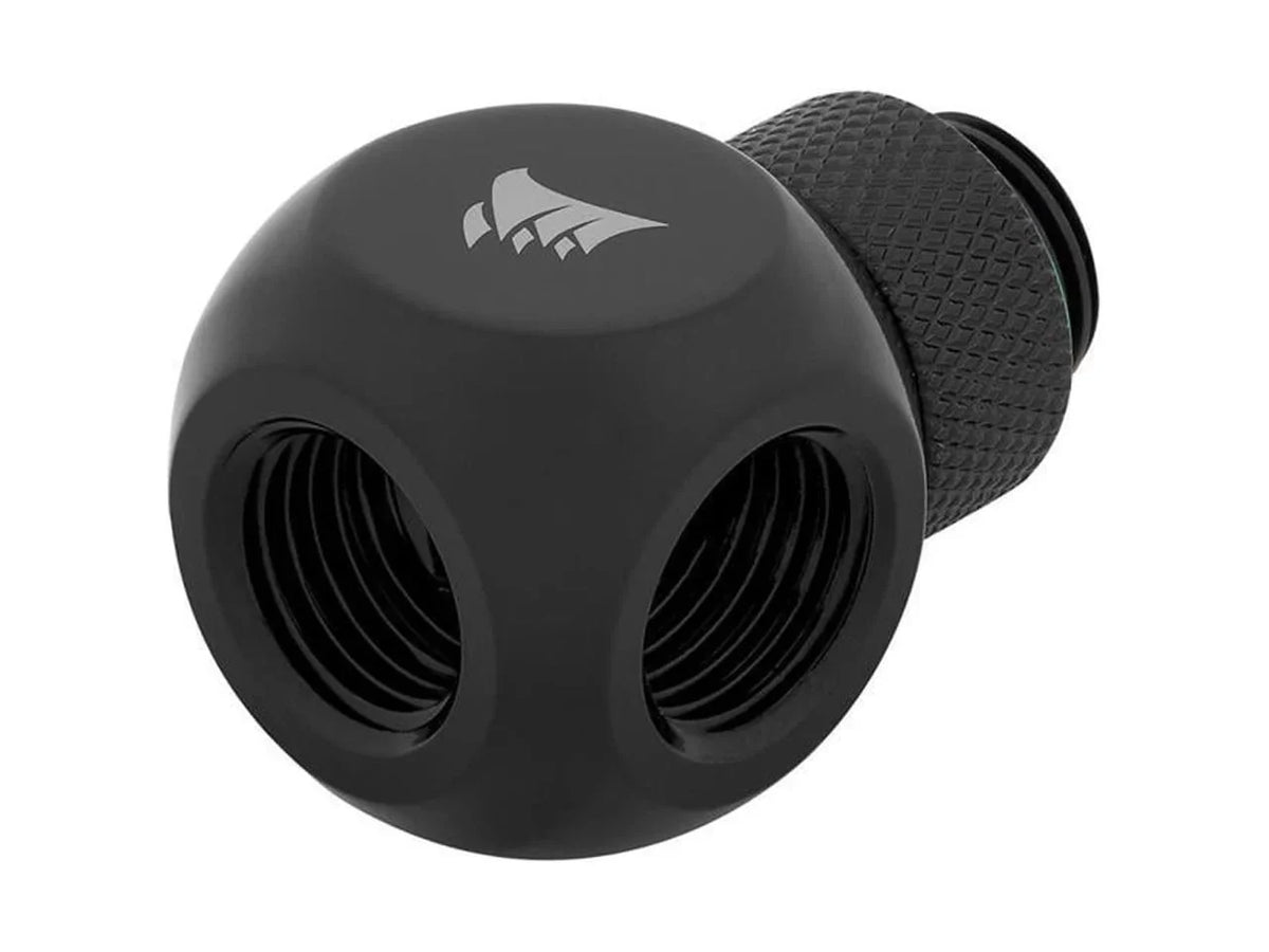 XF Series Corsair Hydro X Rotary Black Y-Splitter,