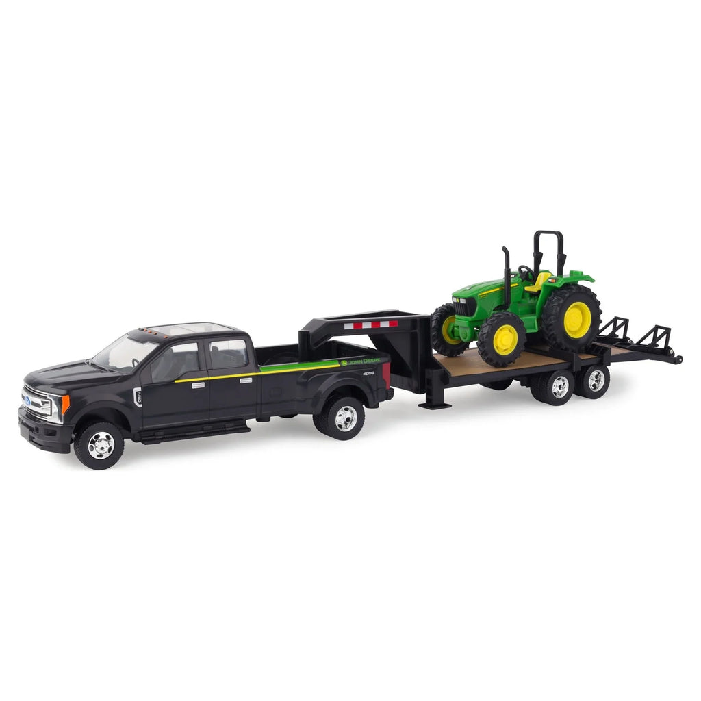 F350 5075E Set, Toy Tractor, And 1:32 Truck & John Ford Scale Deere 2017 Tractor Toy