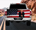 Donald Flag Wrap Trump Vinyl Sticker Graphic Decal American Tailgate