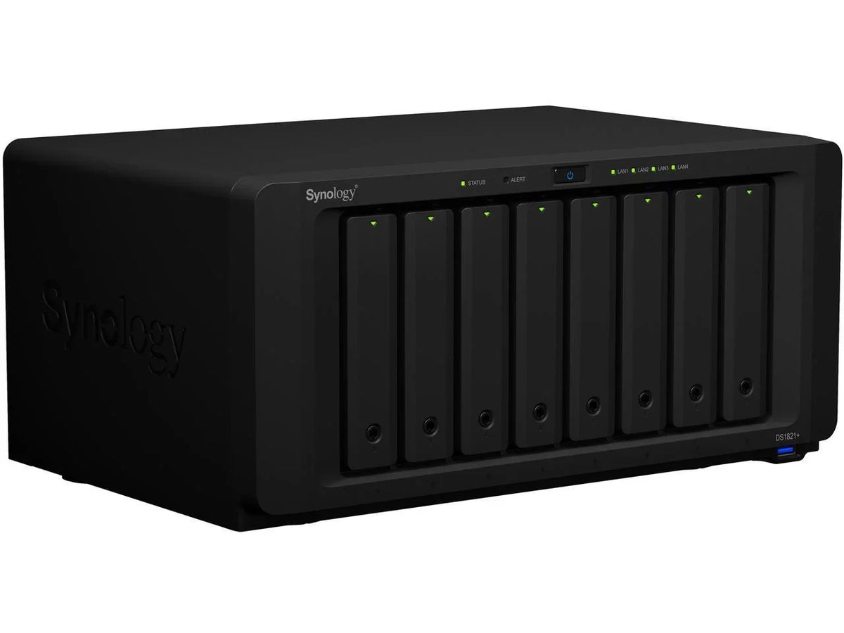 8 DiskStation NAS bay DS1821+ (Diskless) Synology