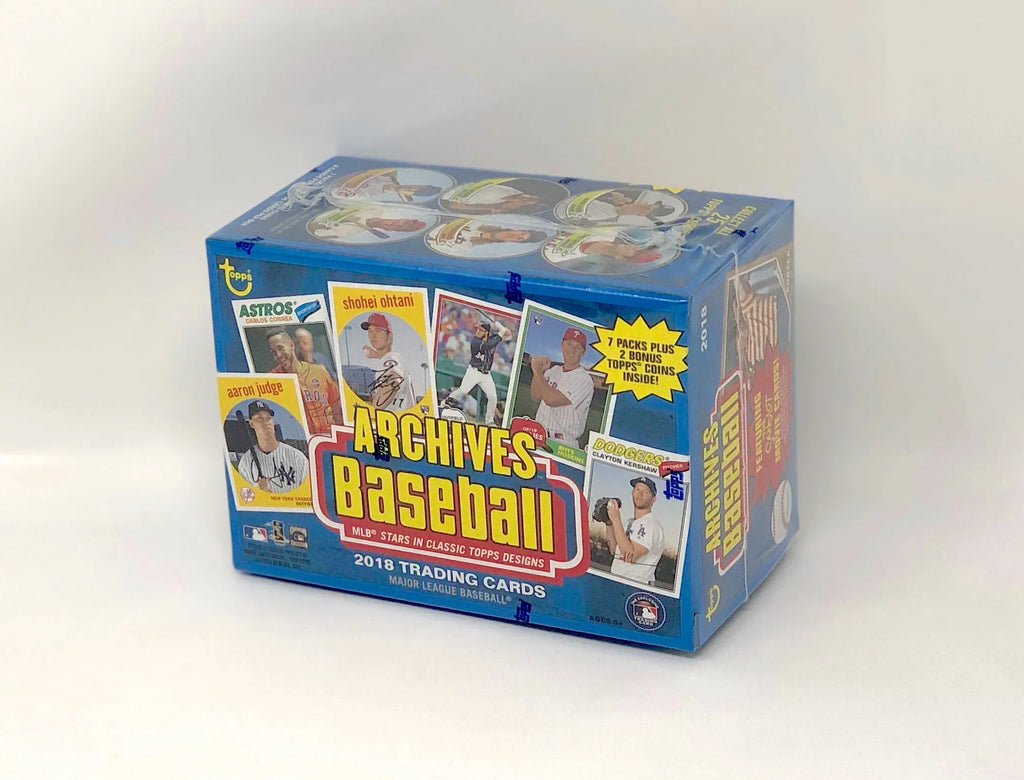 2018 Packs/8 2 (8 Blaster Inserts) Topps Coin Box Archives Cards, Baseball