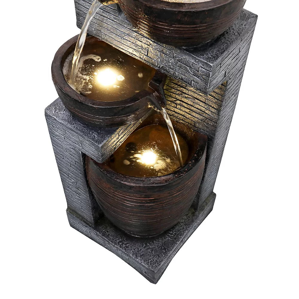 Resin outdoor Cliffdell Light With Fountain