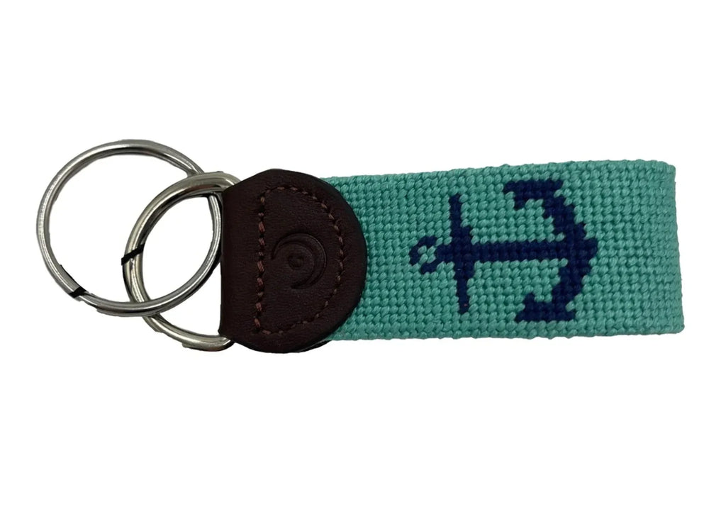 Nautical Wheel Fob Key and Anchor -