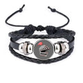 Leather Chevalier Braided Corselet Woven Bracelet Animation Wristband Rope