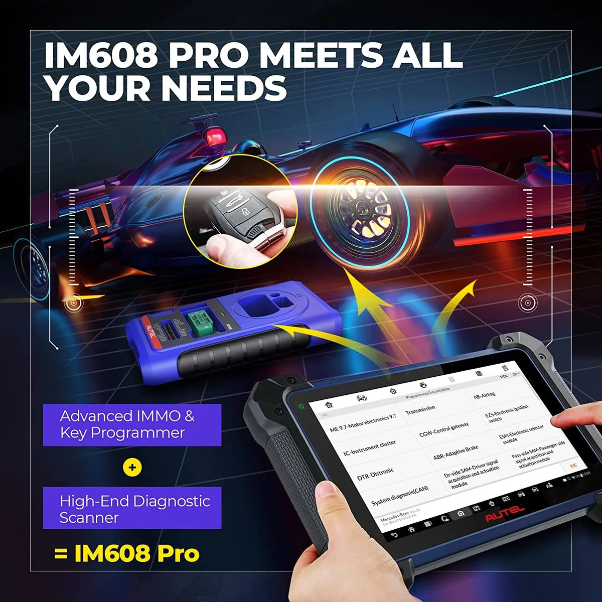 Diagnostic IM608 Programmer, Free Programming with G-BOX2 Key Update MaxiIM Key IMKPA & Automotive Tool, Kit, Year Fob Autel APB112, Scan 2 Car Pro Pro XP400