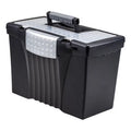 Files, Storex Letter/Legal Organizer Lid, Letter/Legal x 12", x 14.5" Portable Black with Filebox 10.5"