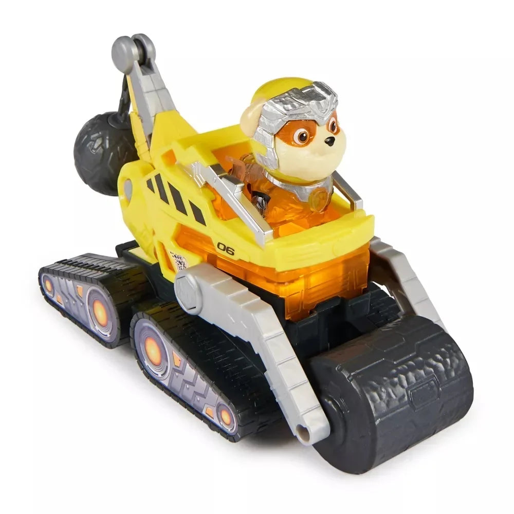 The Pups Toy Mighty Action Figure Patrol: Rubble Mighty Truck with Movie Paw